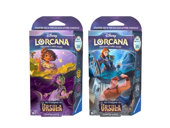 Disney Lorcana Il Ritorno di Ursula Bundle 2pz Starter Deck ITA