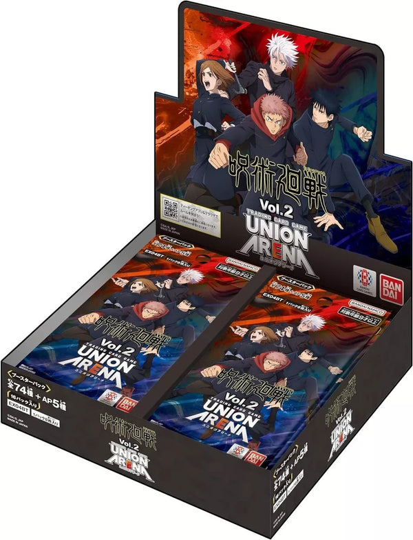 Union Arena Card Game Jujutsu Kaisen Vol. 2 EX04BT JAP 16 bustine