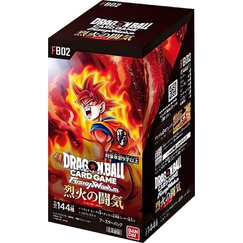 Dragon Ball Super Card Game Fusion World Blazing Aura FB-02 Booster Pack Box JAP 24 bustine