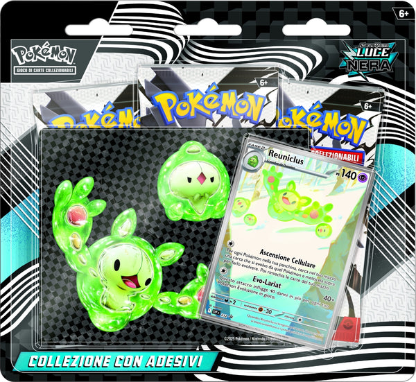 Pokemon Scarlatto e Violetto Fuoco Bianco / Luce Nera - Collezione con adesivi e carta promo (ITA)