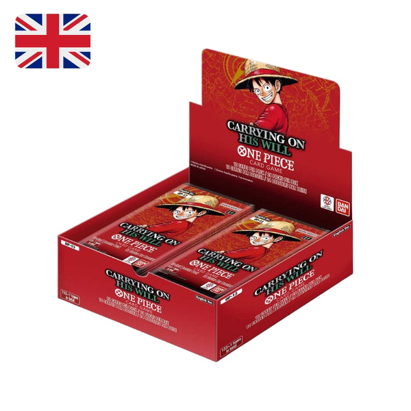 One Piece Card Game Carrying on His Will OP-13 Booster Pack Box ENG 24 bustine