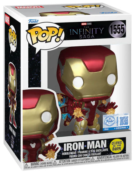 Funko Pop! Marvel The Infinity Saga - Iron Man (Glow in the Dark, Special Edition) (1555)