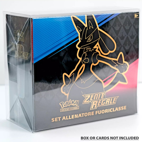 SleeveMySeal Teca Semi-Rigida per ETB Set Allenatore Fuoriclasse Pokemon